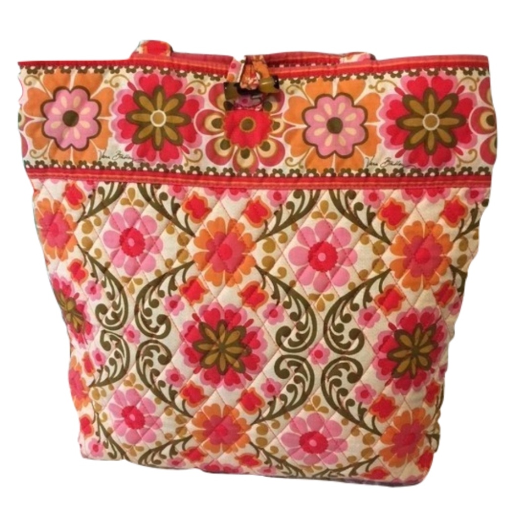 EUC Vera Bradley Toggle Tote in Folkloric